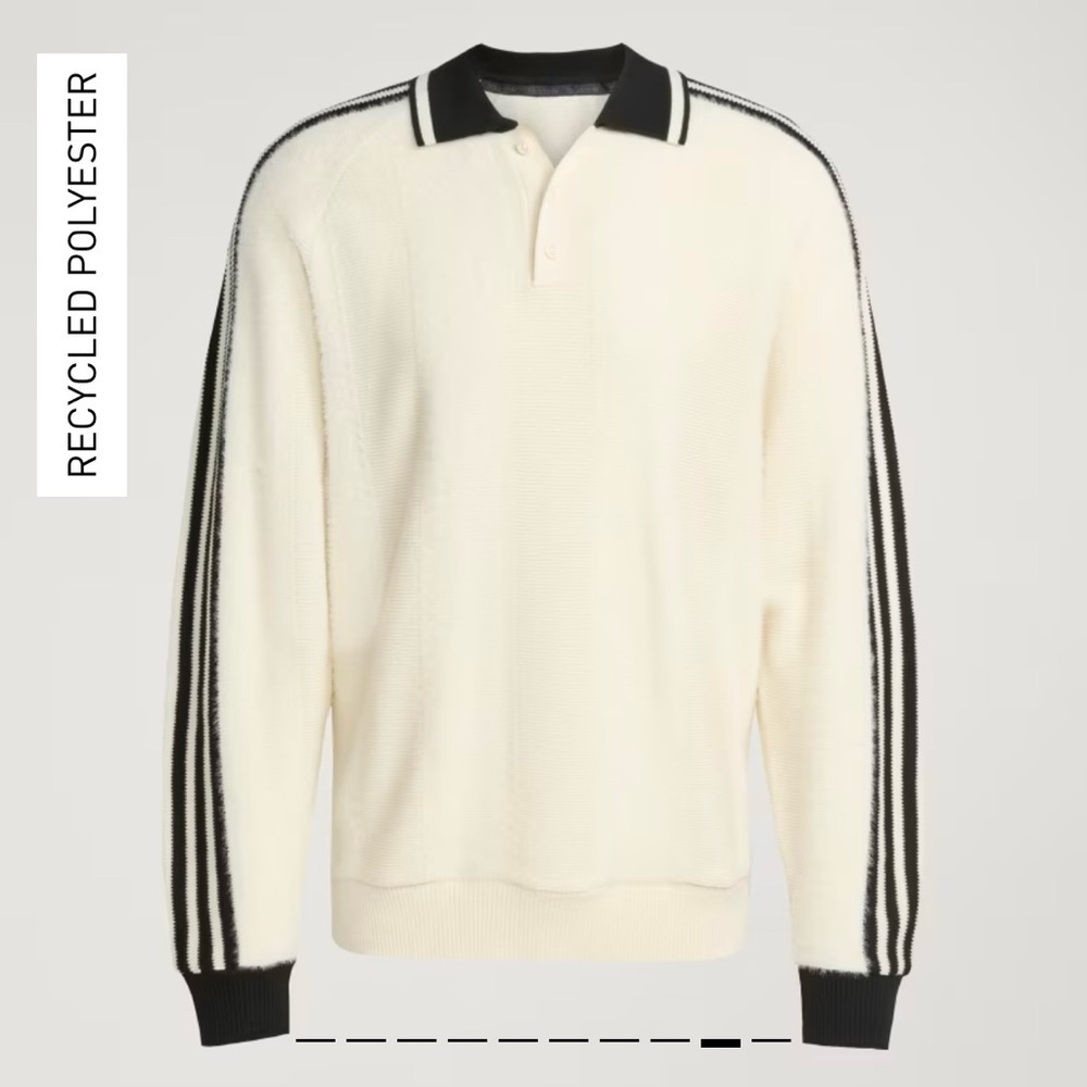 Adidas Originals Premium Knit Jersey Men’s Lifestyle Casual Top AsiaFit JX3836 - Picture 2 of 16